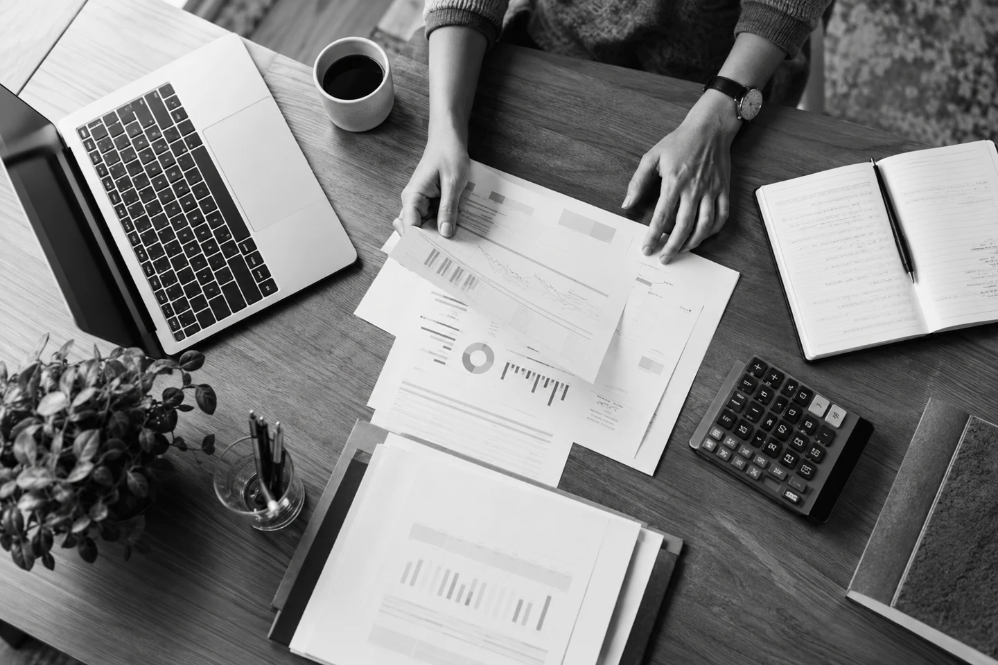 Illustration de gestion administrative et financière